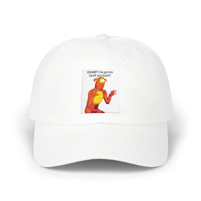 Dad Cap — Retro Pixelated Tiger Wave Dad Hat