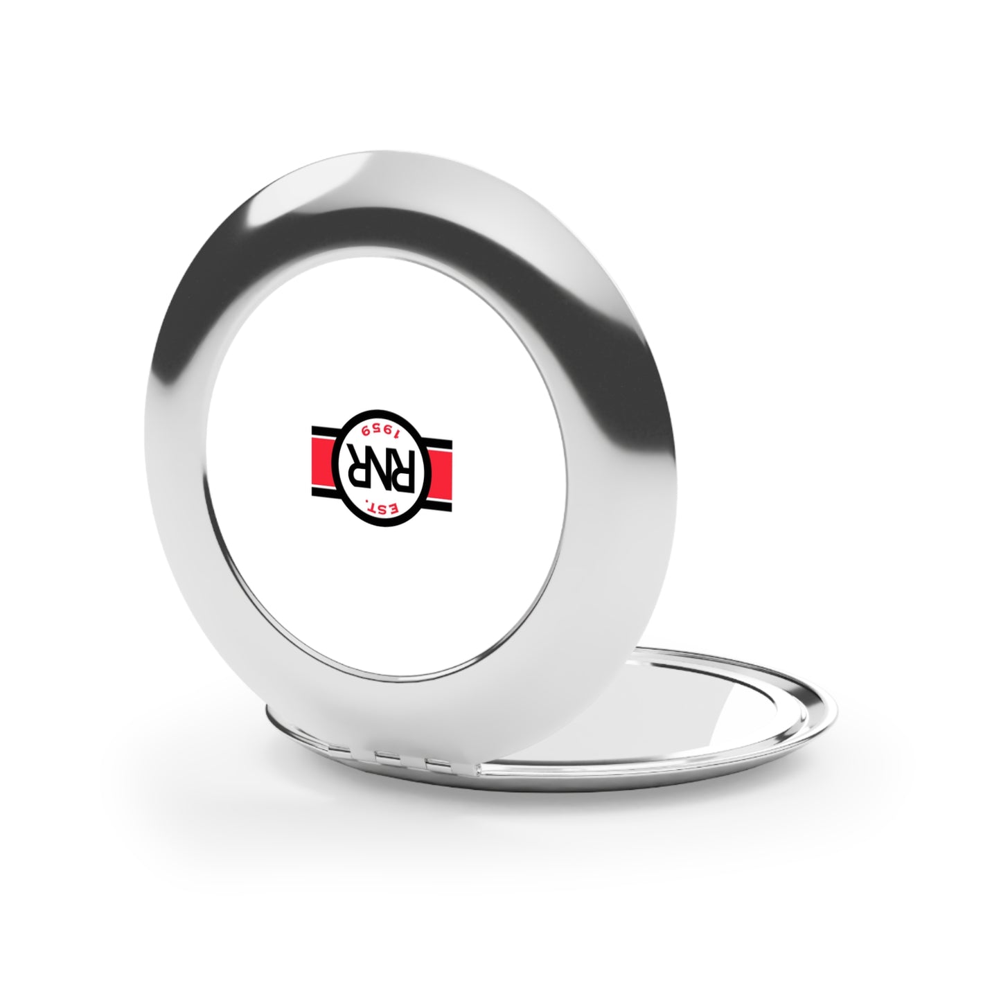 Compact Travel Mirror — Retro RNR Logo Pocket Mirror (Est. 1959)