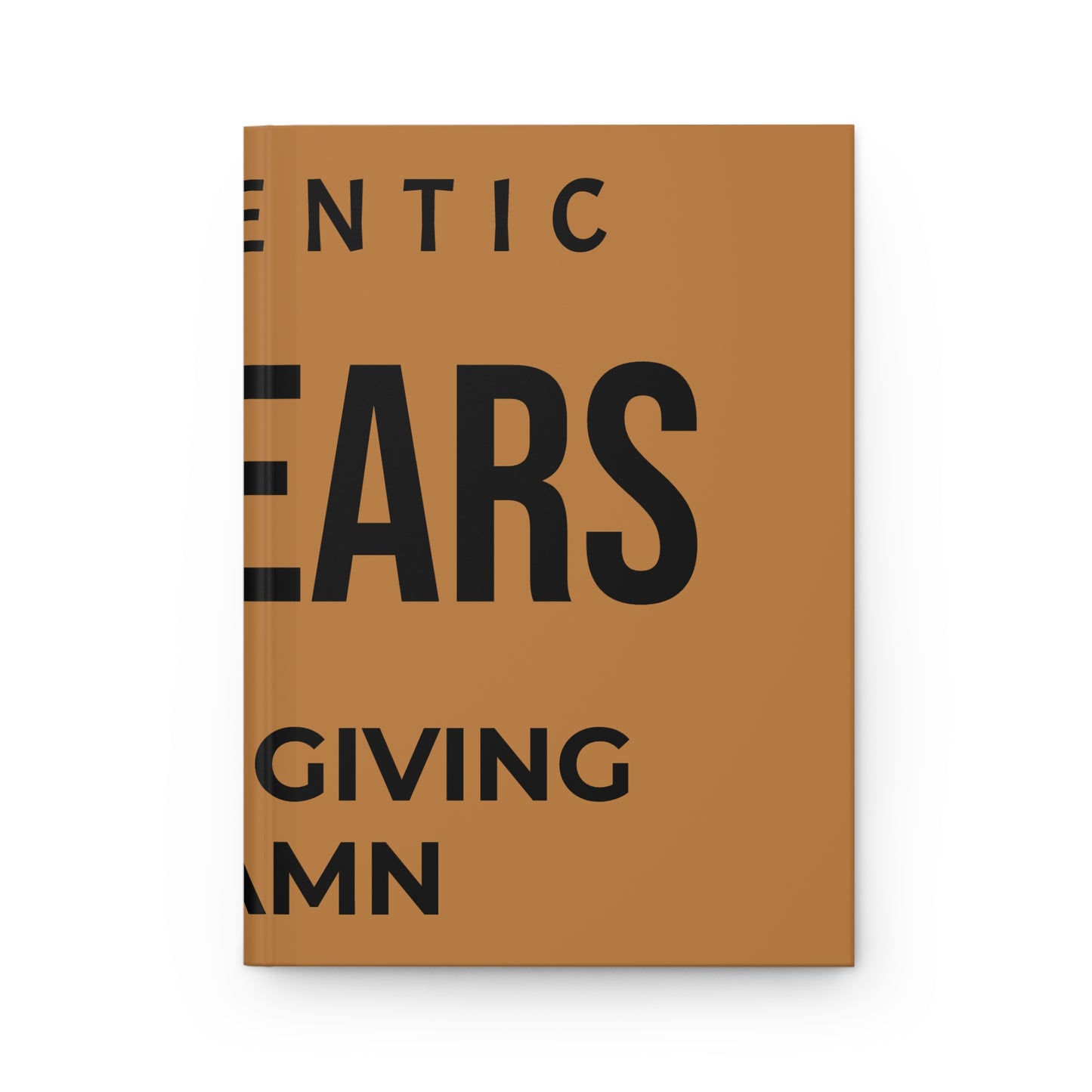 Hardcover Journal — "50 Years of Not Giving a Damn" Bold Typography Notebook