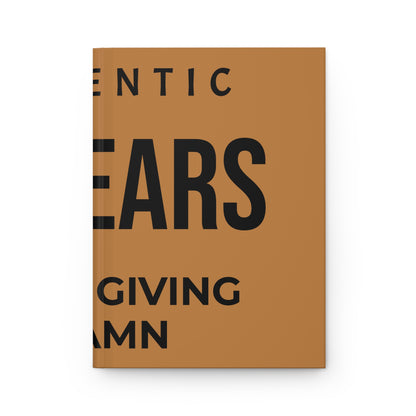 Hardcover Journal — "50 Years of Not Giving a Damn" Bold Typography Notebook