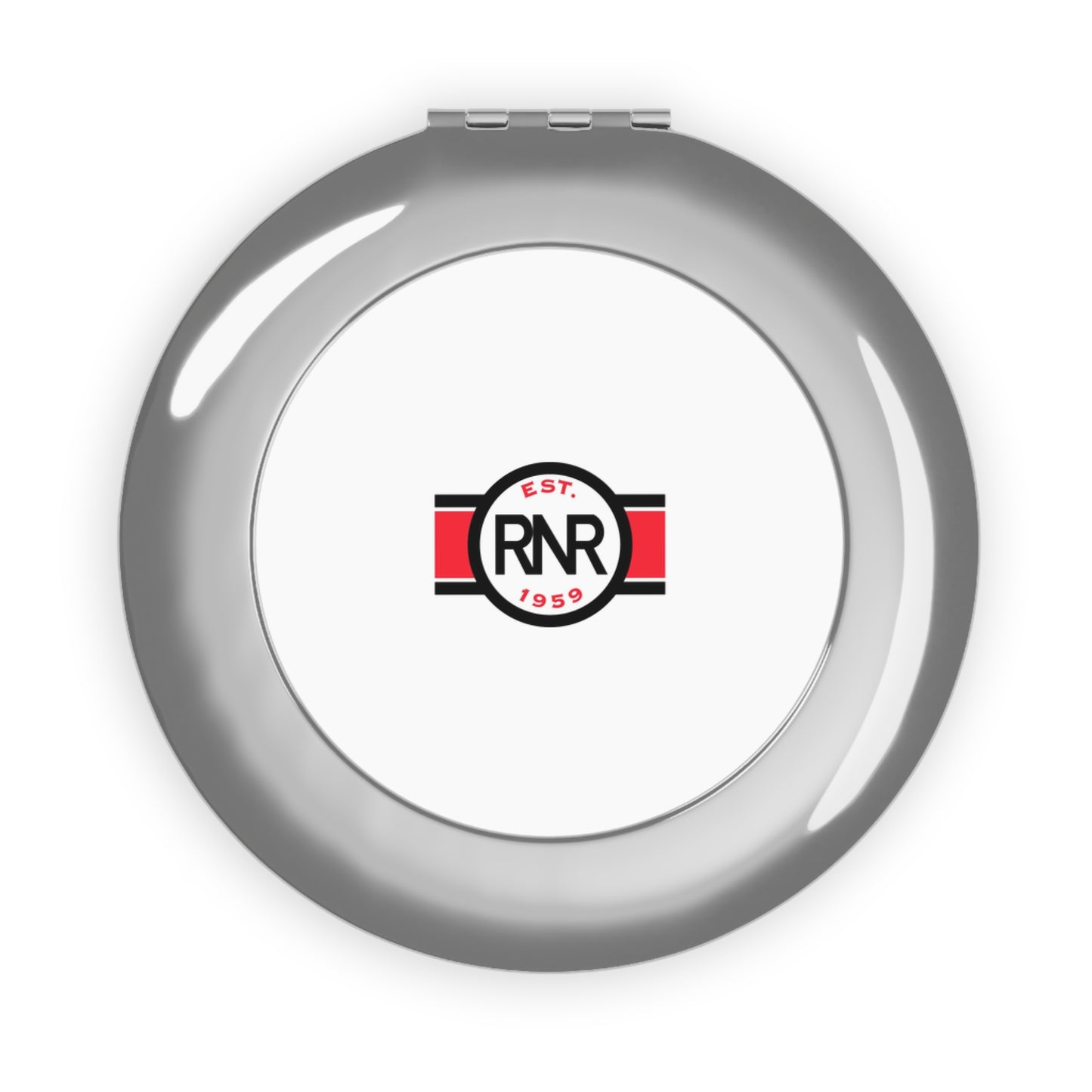 Compact Travel Mirror — Retro RNR Logo Pocket Mirror (Est. 1959)