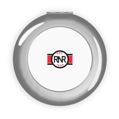 Compact Travel Mirror — Retro RNR Logo Pocket Mirror (Est. 1959)