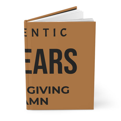 Hardcover Journal — "50 Years of Not Giving a Damn" Bold Typography Notebook