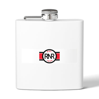 Stainless Steel Flask — RNR Vintage Logo 6oz Hip Flask