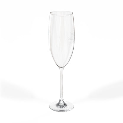 Engraved 8oz Champagne Flute — Personalized Wedding & Celebration Glass