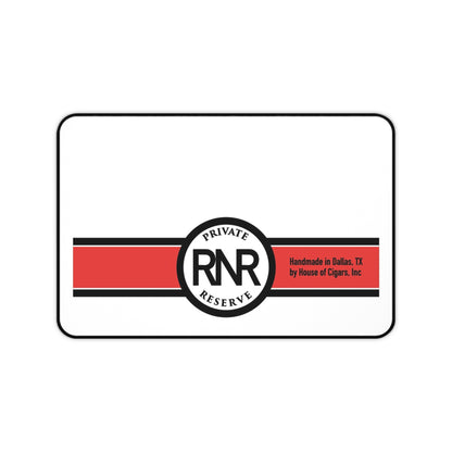 Desk Mat — RNR Private Reserve Logo Gaming/Office Desk Mat (Red Stripe)